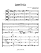 Prepare The Way [BEREDEN VÄG FÖR HERRAN] String Quartet scores gallery preview page 4