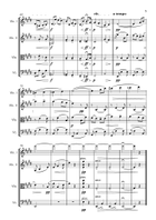 Salut d'amour String Quartet scores gallery preview page 5