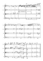 Amazing Grace String Quartet scores gallery preview page 3