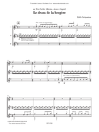 Le drøm de la bergère Guitar Ensemble scores gallery preview page 3