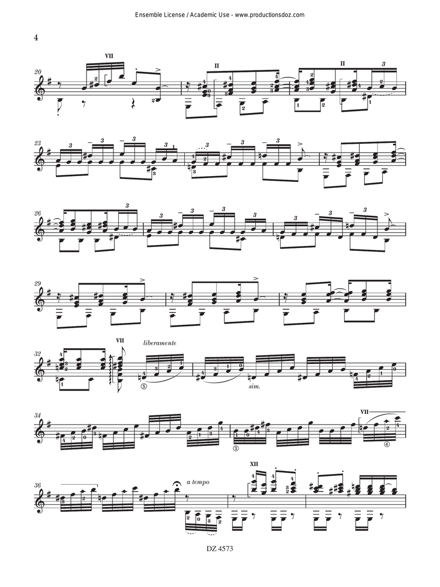 The Nutcracker by Peter Ilyich Tchaikovsky Classical Guitar - Digital Sheet Music page 4