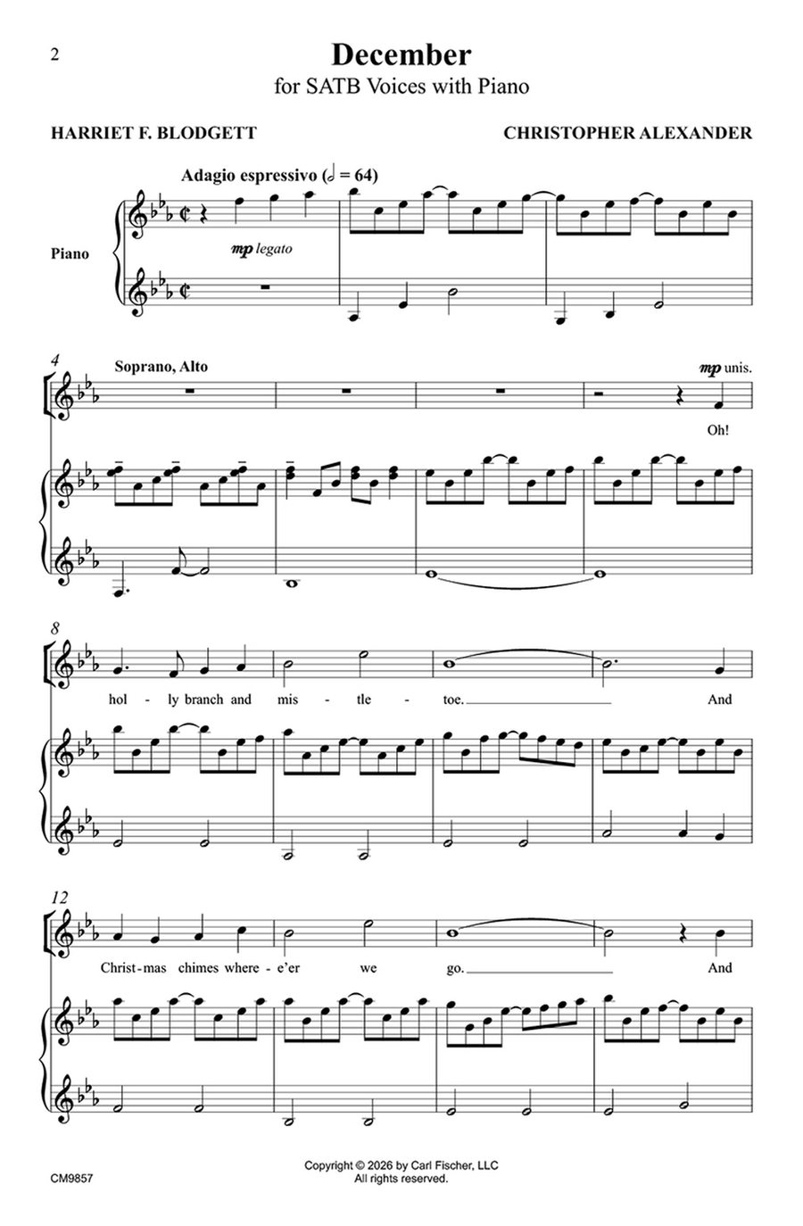 December 4-Part - Sheet Music page 2