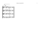 Advance Australia Fair (Australian National Anthem) String Quartet scores gallery preview page 3