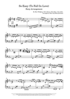 So Easy (To Fall In Love) Celtic Harp scores gallery preview page 3