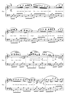 Never Before, Never Again Piano Solo scores gallery preview page 3