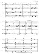Joy to the World Saxophone Quartet scores gallery preview page 4