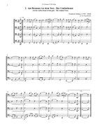 22 German Folk Songs for Trombone Quartet Brass Quartet scores gallery preview page 4