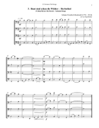 22 German Folk Songs for Trombone Quartet Brass Quartet scores gallery preview page 5
