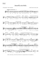 Amarilli, mia bella Acoustic Guitar scores gallery preview page 3