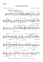 Amarilli, mia bella Acoustic Guitar scores gallery preview page 4
