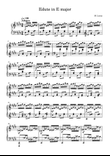 Etude in E major