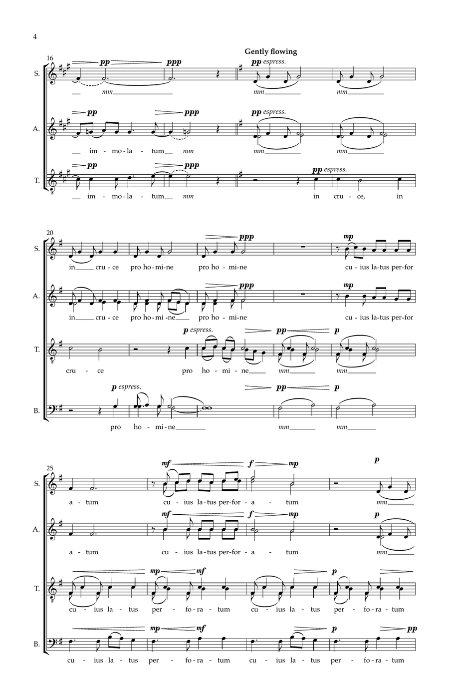 Ave Verum Corpus 4-Part - Digital Sheet Music page 3