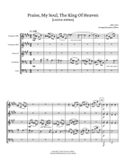 Praise, My Soul, The King Of Heaven [LAUDA ANIMA] Brass Quintet scores gallery preview page 6