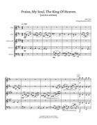 Praise, My Soul, The King Of Heaven [LAUDA ANIMA] Woodwind Quintet scores gallery preview page 6