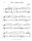 There is a Balm in Gilead (Flute Duet)