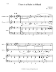 There is a Balm in Gilead (Clarinet Duet with Piano Accompaniment)