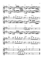 Canon in D Clarinet Duet scores gallery preview page 3