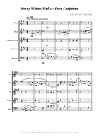 12 Wind Quintets for Recitals and Occasions Woodwind Quintet scores gallery preview page 3