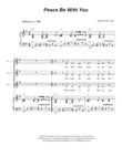 Peace Be With You (Duet for Tenor and Bass solo)