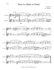 There is a Balm in Gilead (Alto and Tenor Sax Duet)