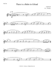 There is a Balm in Gilead (Alto Sax Solo)