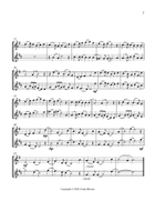 We Gather Together, for Clarinet and Alto Sax Woodwind Duet scores gallery preview page 3