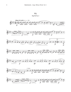 Songs Without Words for Horn and Piano, Volume 1 Piano scores gallery preview page 6
