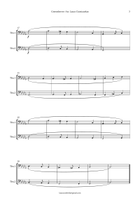 Greensleeves – Easy Traditional Trombone Duet B-flat Minor Arrangement Trombone Duet scores gallery preview page 3