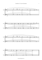 Greensleeves – Easy Traditional Trombone Duet E Minor Arrangement Trombone Duet scores gallery preview page 3