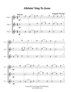 Alleluia! Sing To Jesus - Flute Trio Flute Trio scores gallery preview page 3