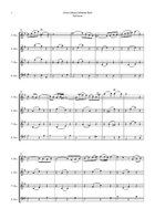 Arioso by Bach for Recorder Quartet Chamber Music scores gallery preview page 3