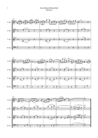 Arioso by Bach for Recorder Quartet Chamber Music scores gallery preview page 4