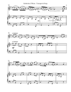 Katherine O’More, Duet for Bb Trumpet & Harp Trumpet Duet scores gallery preview page 3
