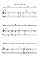The Fate Of Ophelia Piano scores gallery preview page 4