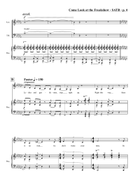 Medley: Come Look At The Freaks with Freakshow 4-Part scores gallery preview page 5