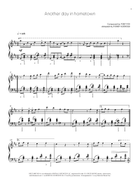 Another day in hometown Piano Solo scores gallery preview page 3