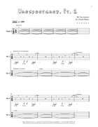 Unexpectancy, Pt. 1 Guitar Tablature scores gallery preview page 3