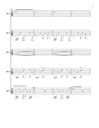 Unexpectancy, Pt. 1 Guitar Tablature scores gallery preview page 6