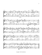Barbara Allen, for Violin and Cello String Duet scores gallery preview page 3