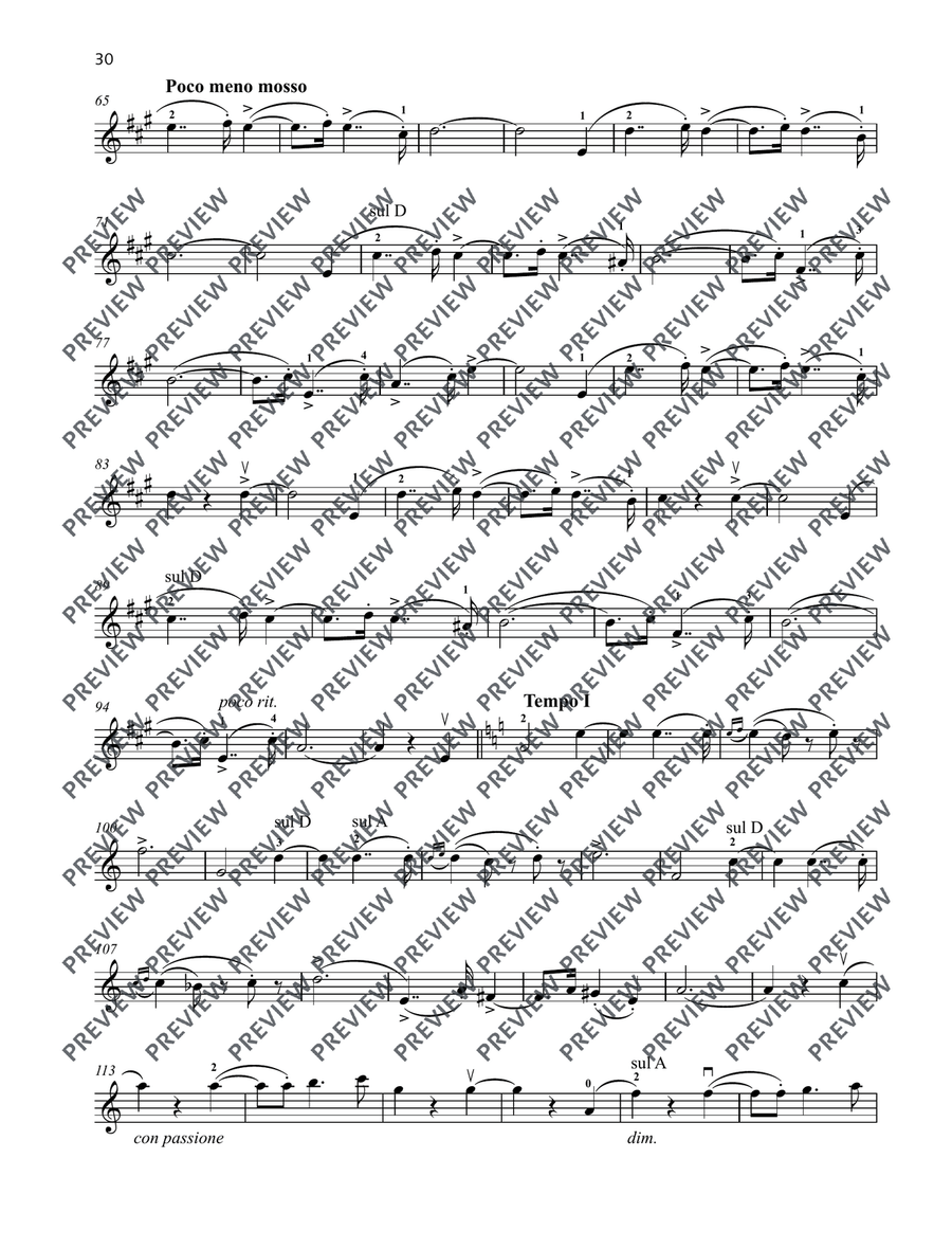 Liebesleid by Fritz Kreisler Violin Solo - Digital Sheet Music page 9