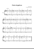 Panis Angelicus - Piano in F Lead Sheet With Lyric & Chords - Easy