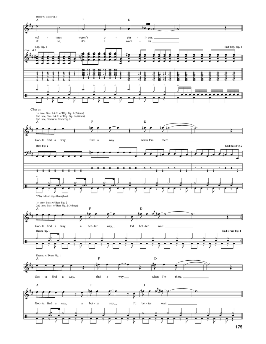 Territorial Pissings by Nirvana Electric Guitar - Digital Sheet Music page 3