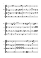 Raindrops Keep Falling On My Head String Quartet scores gallery preview page 4