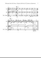 Wednesday Main Title Theme Brass Trio scores gallery preview page 3