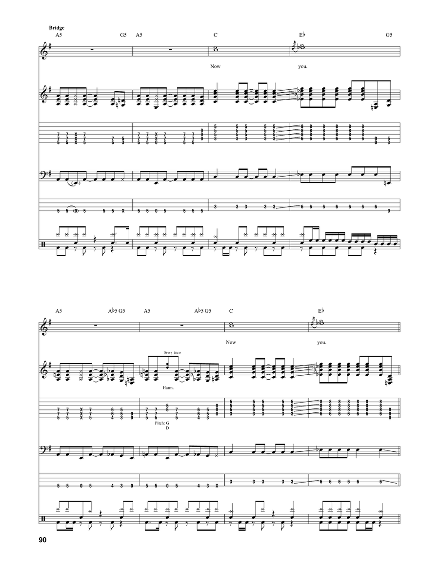 Mr. Moustache by Nirvana Electric Guitar - Digital Sheet Music page 5