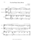 I've Got Peace Like a River (Clarinet Duet with Piano Accompaniment)