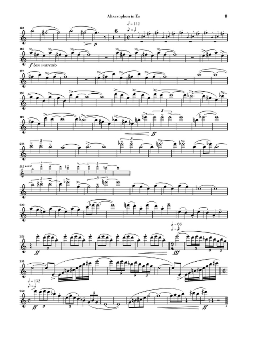 Hot-Sonata by Erwin Schulhoff Alto Saxophone - Sheet Music page 8