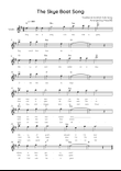 The Skye Boat Song - Violin in G With Chords & Lyric Lead Sheet - Easy