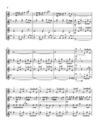 Chanukah Oh Chanukah - Sax Quartet Saxophone Quartet scores gallery preview page 4