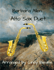 Barbara Allen, for Alto Sax Duet